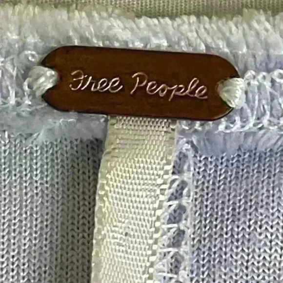 Free People Bright Eyes Velvet Tie-Dyed T-shirt Soft Feminine Silhouette  Large - Picture 7 of 10